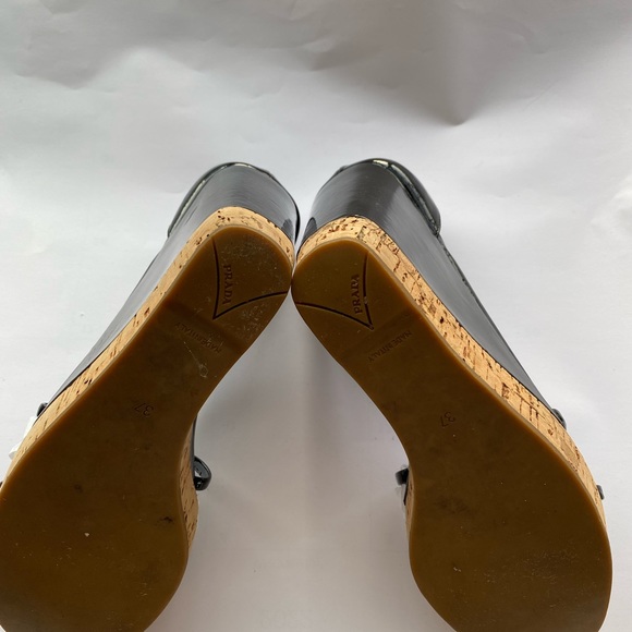 Patient Leather Platform Sandals - Picture 7 of 8